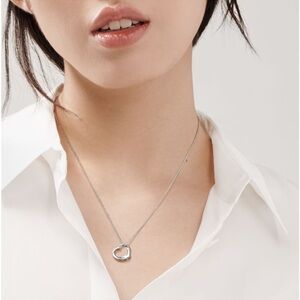NWB Tiffany & Co. Elsa Peretti Open Heart Pendant.